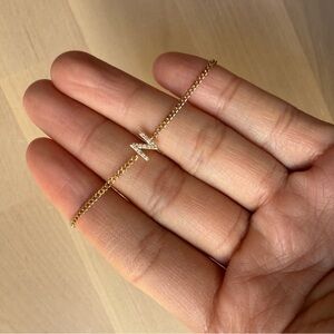 Ring Concierge Diamond Initial N Bracelet
